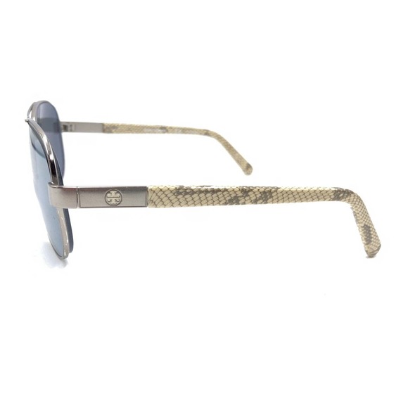 Tory Burch TY6010 103/T5 Aviator Snake Tan Brown Sunglasses Frames 57-14 135 - Picture 7 of 12